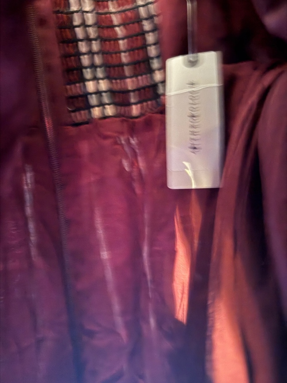 Maeve Puff-Sleeve Mini Dress from Anthropologie tartan plaid , nwt, sz L - Picture 6 of 12